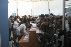 Утро первого дня выставки